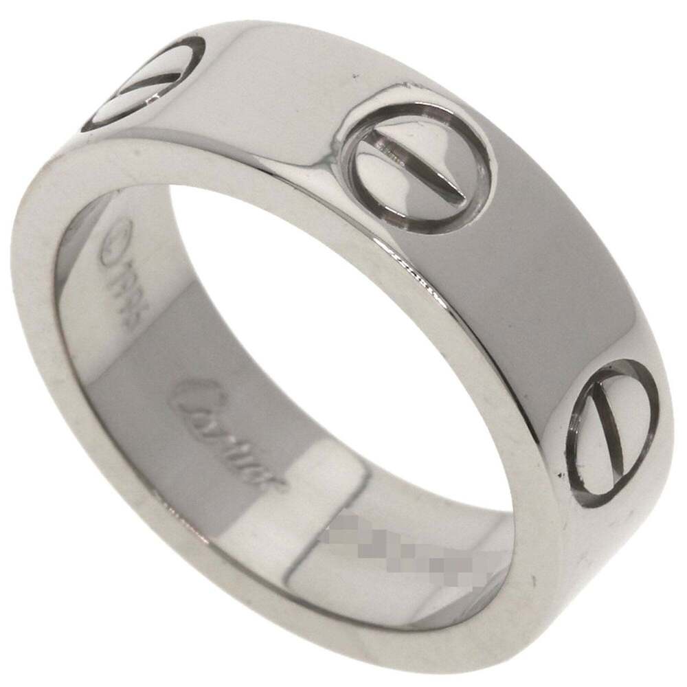 CARTIER Authentic 18k Silver Love Ring #48